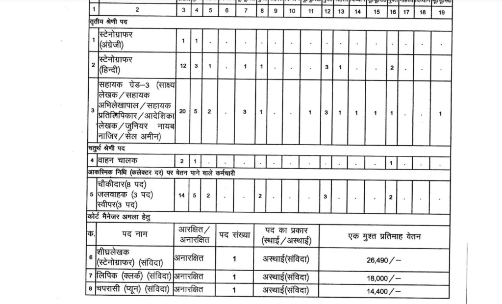 Janjgir Champa Court Recruitment 2024